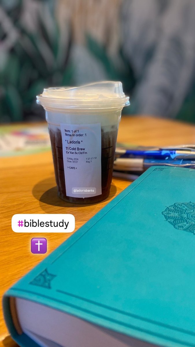 Monday evening #coffee and #BibleStudy 🩵✝️ @GenX4TheChosen #NothingCrushesUs