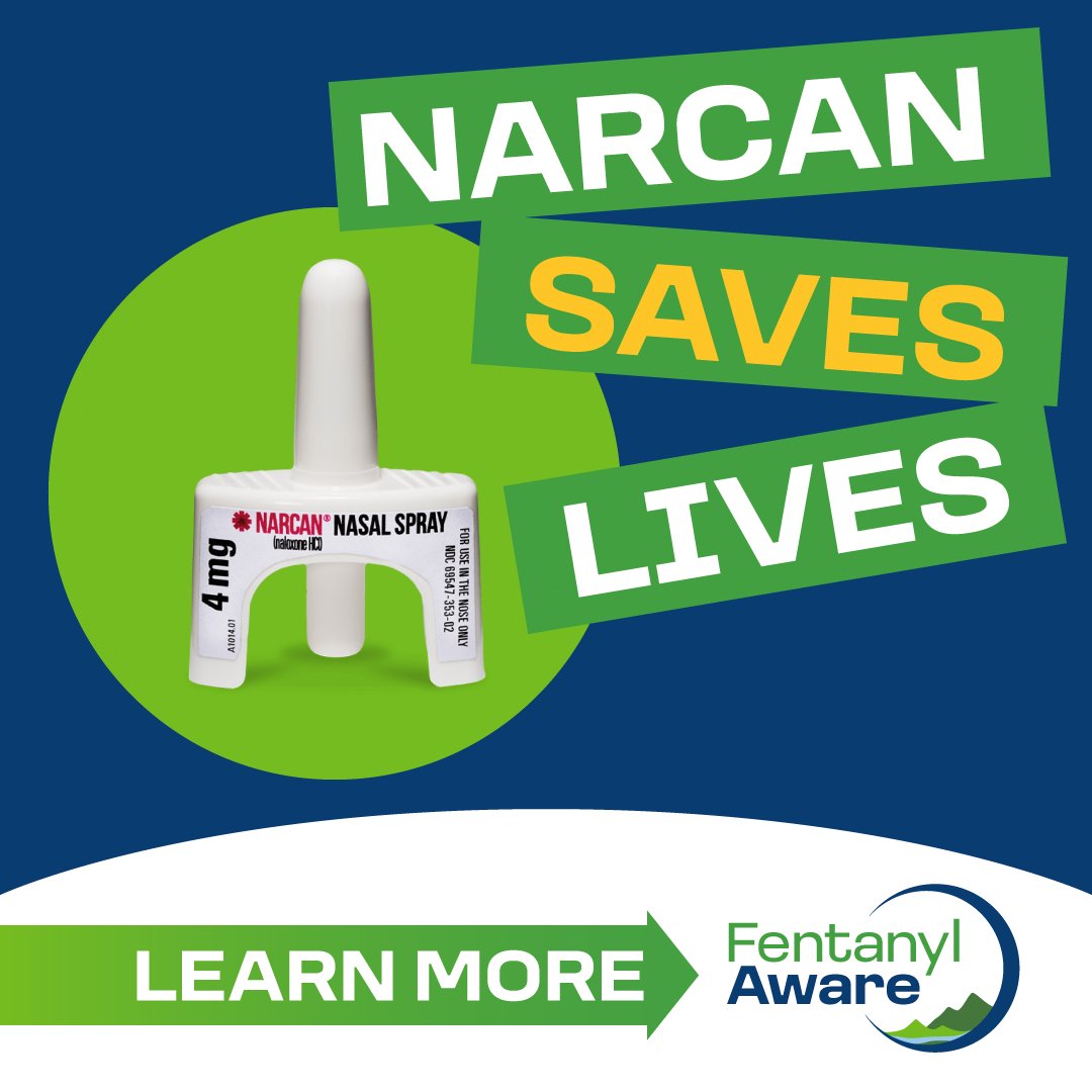 Narcan, otherwise known as naloxone, quickly reverses opioid overdoses, including ones from fentanyl. Knowing about or carrying Narcan does not increase drug use, only saves the lives of those who could overdose on drugs. 

Learn more at ow.ly/VRnw50REK5n