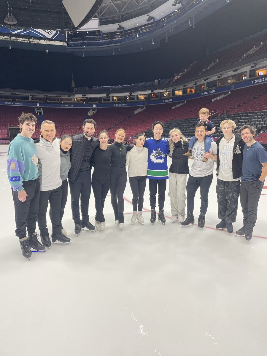 We’re at @RogersArena in Vancouver for our 7 pm show! Welcome Canadian Champion Wesley Chiu who is joining our cast for tonight’s show! #SOI24