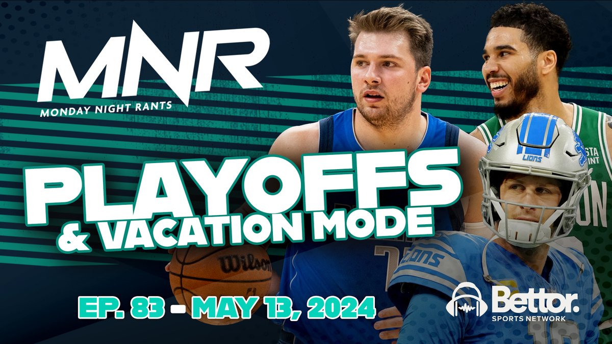 Tonight on Monday Night Rants: - NBA Playoffs - Hard work pays Goff! - Bronny to Lakers? Plus, we get ready for vacation and @HeavyTonAir has a bone to pick with the Angels fanbase. 🗓️ Tonight ⏰ 6 PM PT 📺 youtube.com/watch?v=w8USpd…