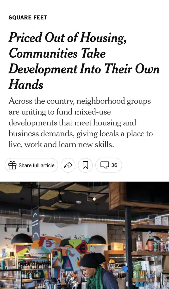 “What sets this project apart from others like it is how it’s paid for: They created a crowdfunding campaign that recruited nearly 500 residents to invest $1.3 million as a down payment to help finance the project’s construction + earn up to 7 % annually in dividend payments.”