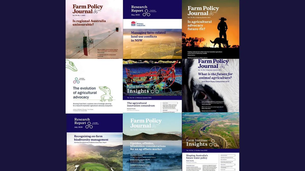 Is your AFI membership up to date? By becoming a member you can help us carry out #research into #policy issues that impact #AusAg &amp; promote solutions which maximise the economic &amp;amp; social well-being of farmers. Membership options start at just $33… buff.ly/3g1MiKK