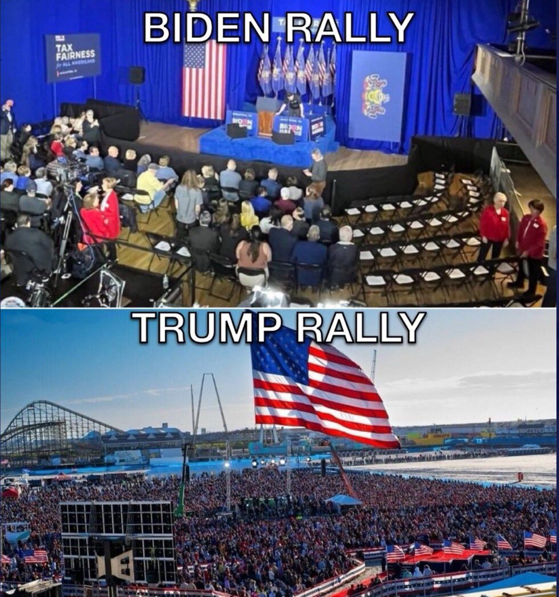 It's like Deja Vu. Except this time, every eye is watching & waiting for the left to try & cheat again. The world knows Biden did not get 81,000,000.