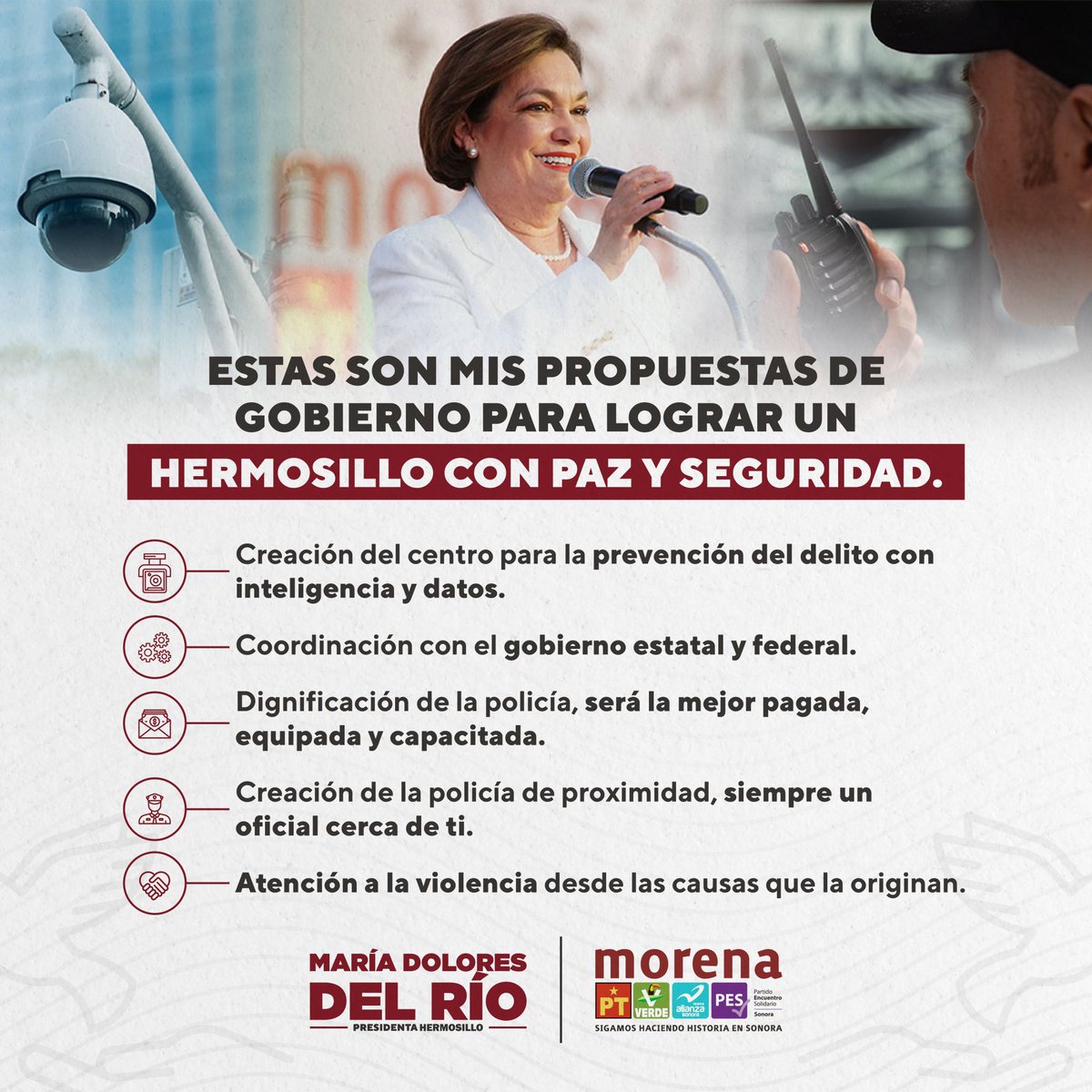 Estos son mis compromisos para lograr un Hermosillo más seguro.

#TrabajoMásVisión #HermosilloMásAllá 
#SonoraEsGuinda #ActivadosPorSonora