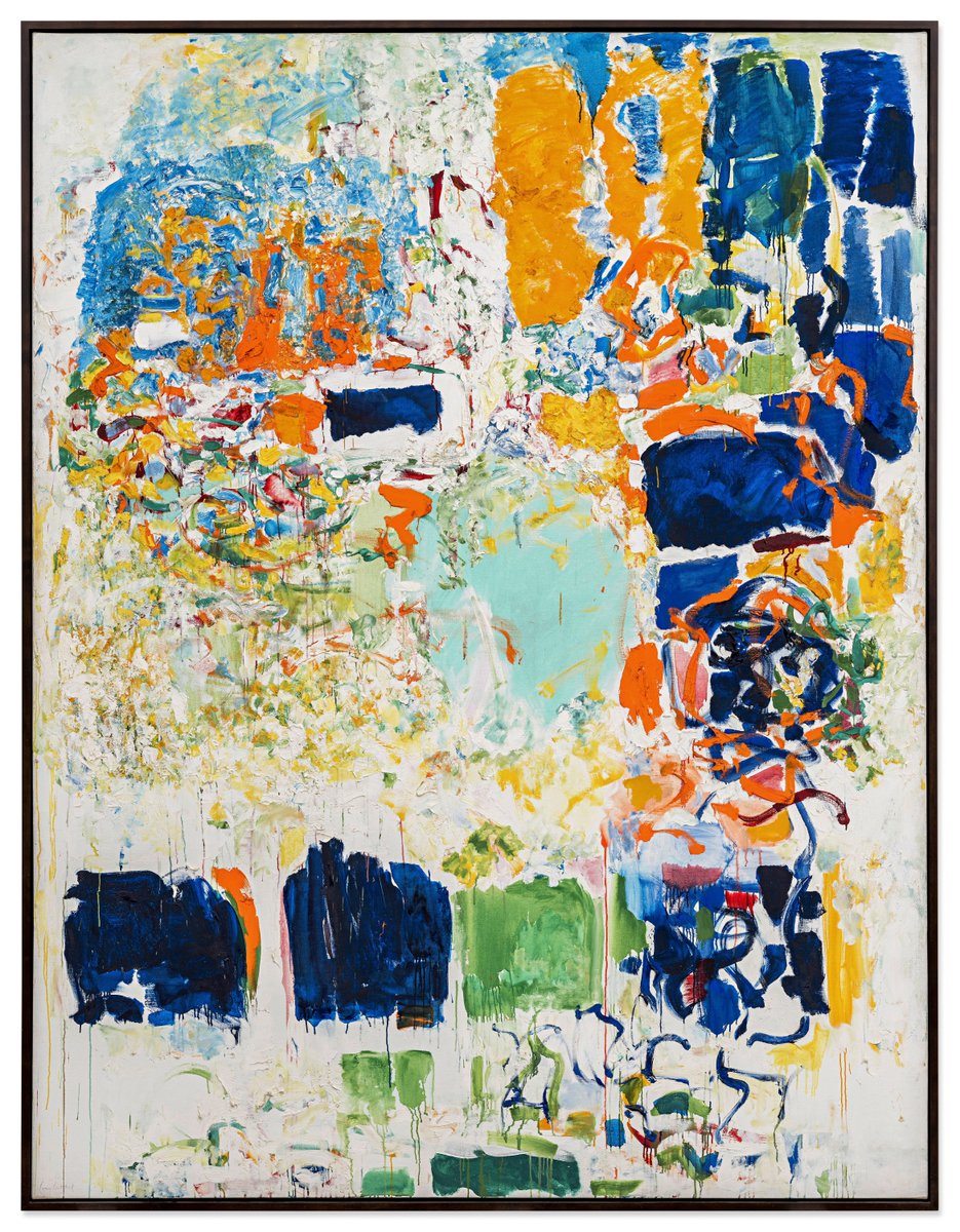 #AuctionUpdate: Second of the Joan Mitchell works tonight, ‘Noon’ sold above estimate at $22.6M. #SothebysContemporary