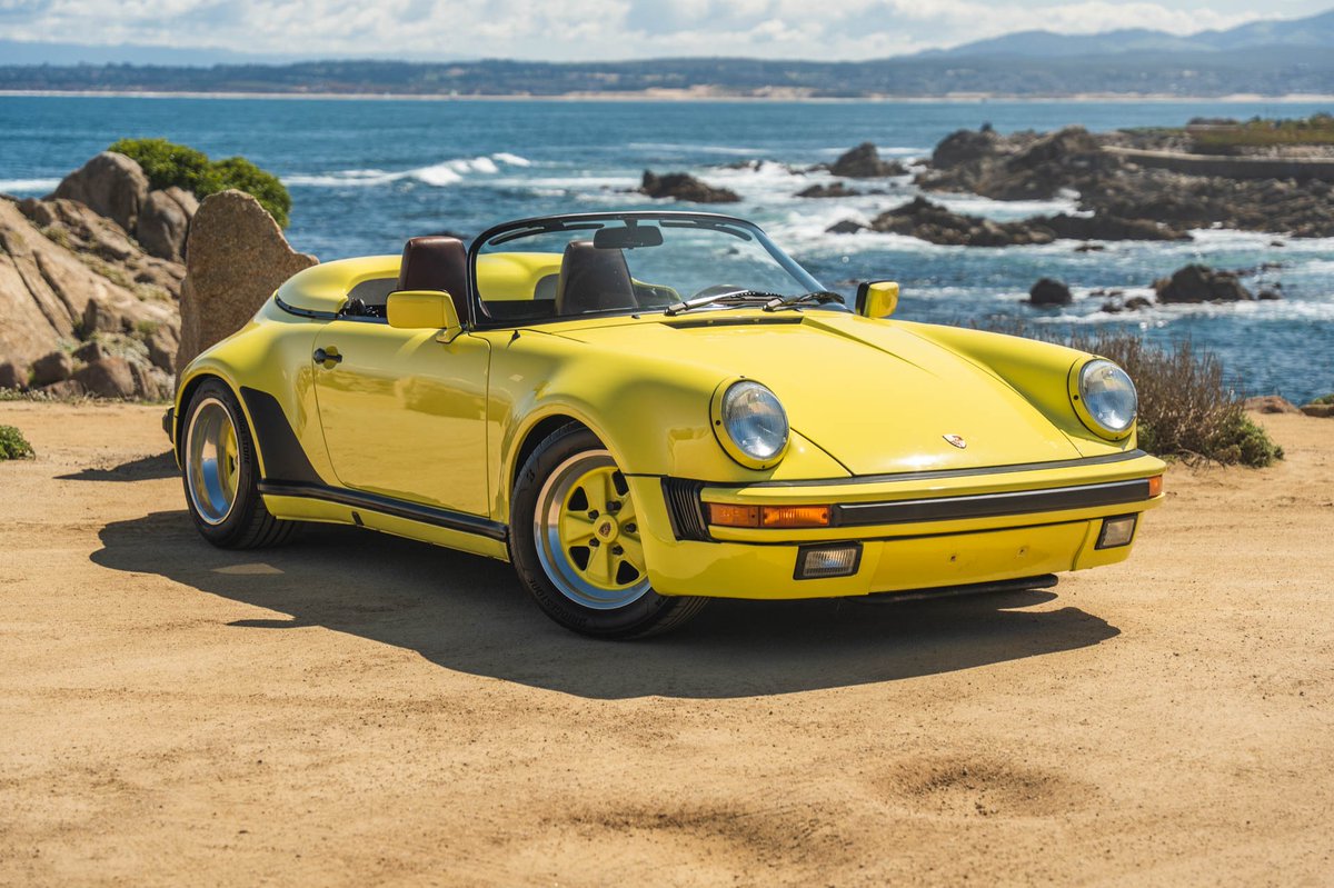 Now live at BaT Auctions: 13k-Mile Light Yellow 1989 Porsche 911 Speedster. bringatrailer.com/listing/1989-p…