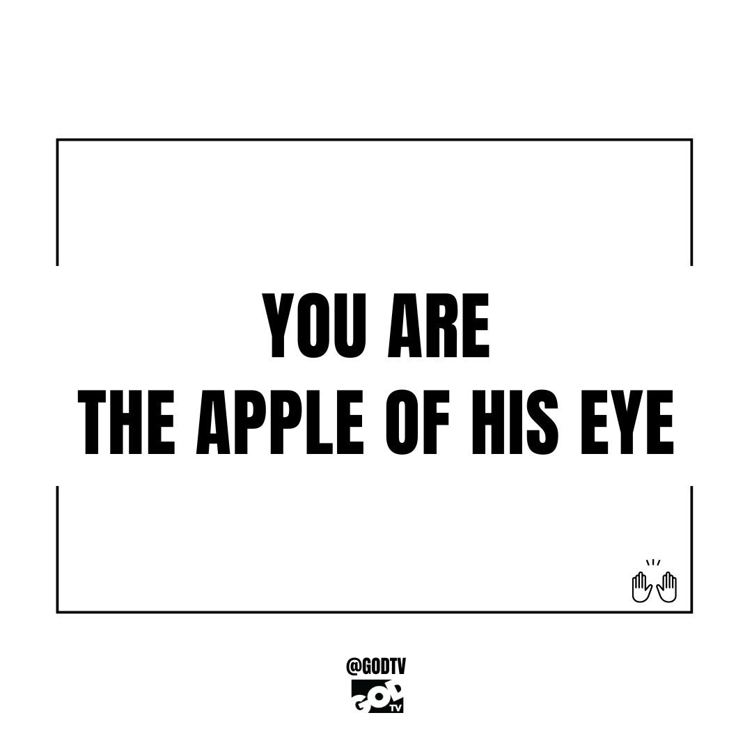 YOU ARE THE APPLE OF HIS EYE #GODTV #Christian #Christianpost #Jesus #God From series and talk shows to children's programs and ministry messages, find it all on GODTV. Experience God-centered content 24/7 at WATCH.GOD.TV