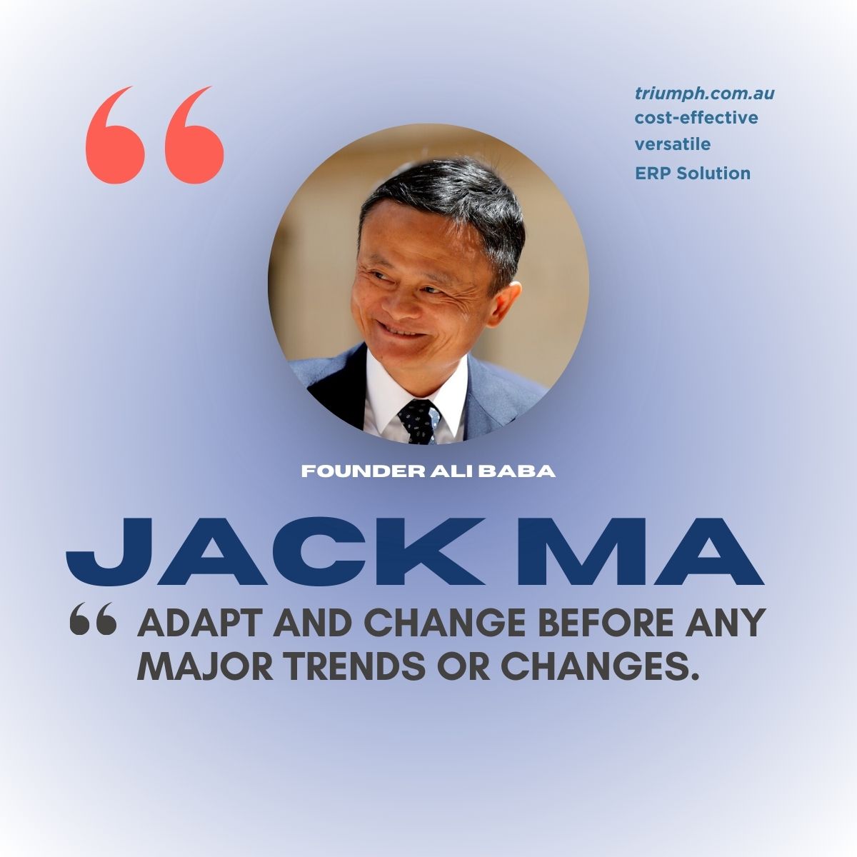 TriumphSoftware's tweet image. Innovate and Transform Your Business Today:
triumph.com.au/contact-us/ 💻

#enterprisetechnology #erptechnology #digitalinnovation #businesstransformation #businesstechnology #digitaltransformation