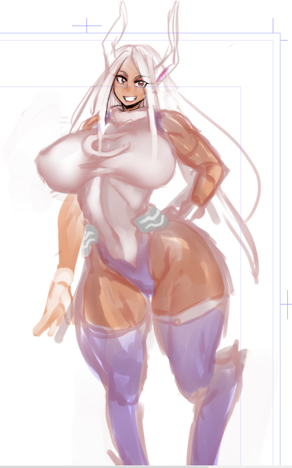 ヒロアカのミルコさんの足ってひざ下からうさぎ足だと思ってたけど違った にしても似ねええええ練習しなきゃ・・・ 