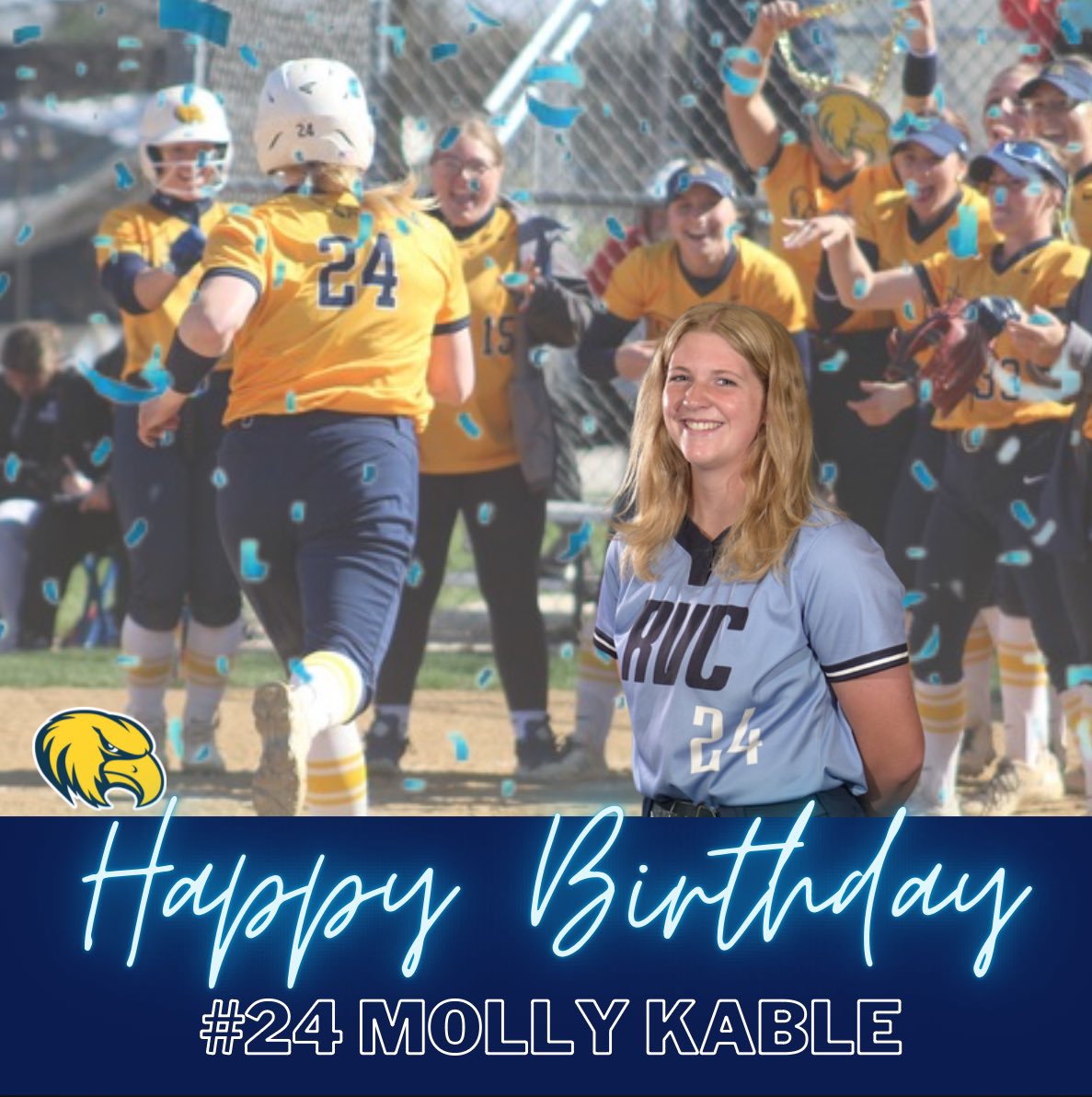 Happy Birthday to #24 Molly Kable. We hope you had a spectacular day!