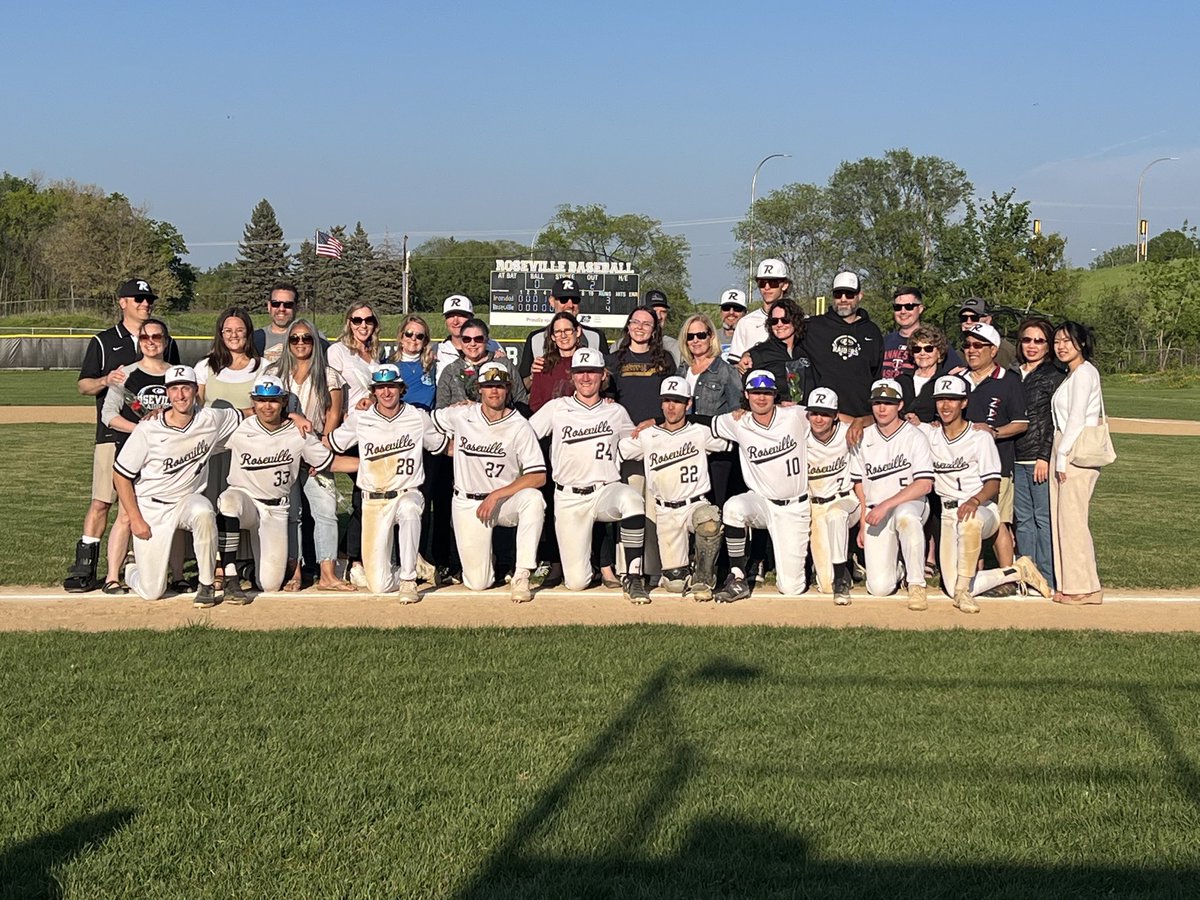 Raiders pull out the come from behind 4-3 victory at home today against Irondale. But more importantly…Thank you class of 2024!