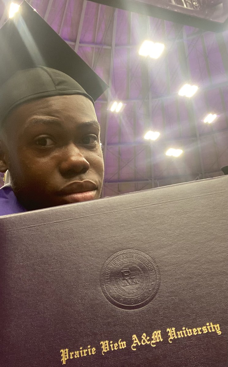 It still don’t feel real that I’ve graduated from Thee Prairie View A&M University #graduate #pvamu #pv24