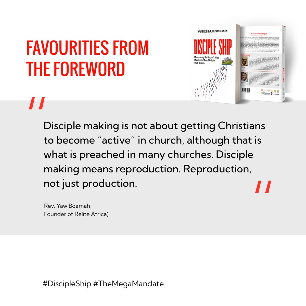 It’s amazing what people think #discipleship is.
#TheMegaMandate
#AfricatotheRest #A2R