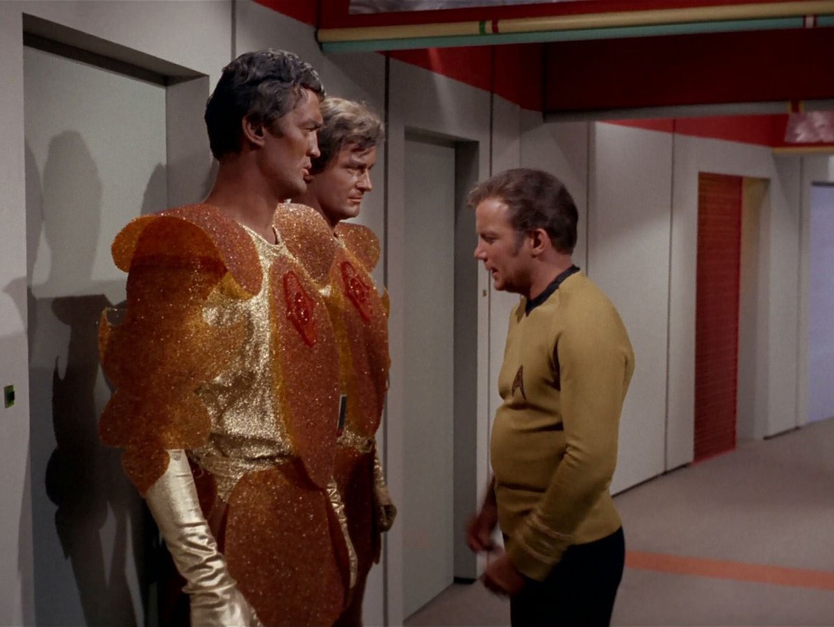 Do you two know how utterly ridiculous you look in placemats?! #allstartrek