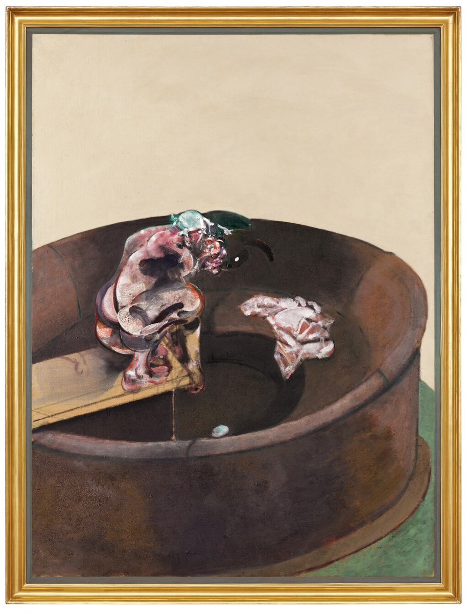 #AuctionUpdate: Some of Bacon’s best and most haunting work— ‘Portrait of George Dyer Crouching’, sells for $28M #SothebysContemporary