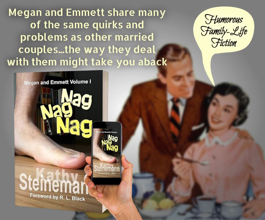 'A fun collection of short stories featuring Megan and Emmett, a couple that have been married for a very long time. The author has perfectly captured the interaction between two people who know each other inside out...'~Reviewer @KathySWriter amazon.com/Nag-Megan-Emme…