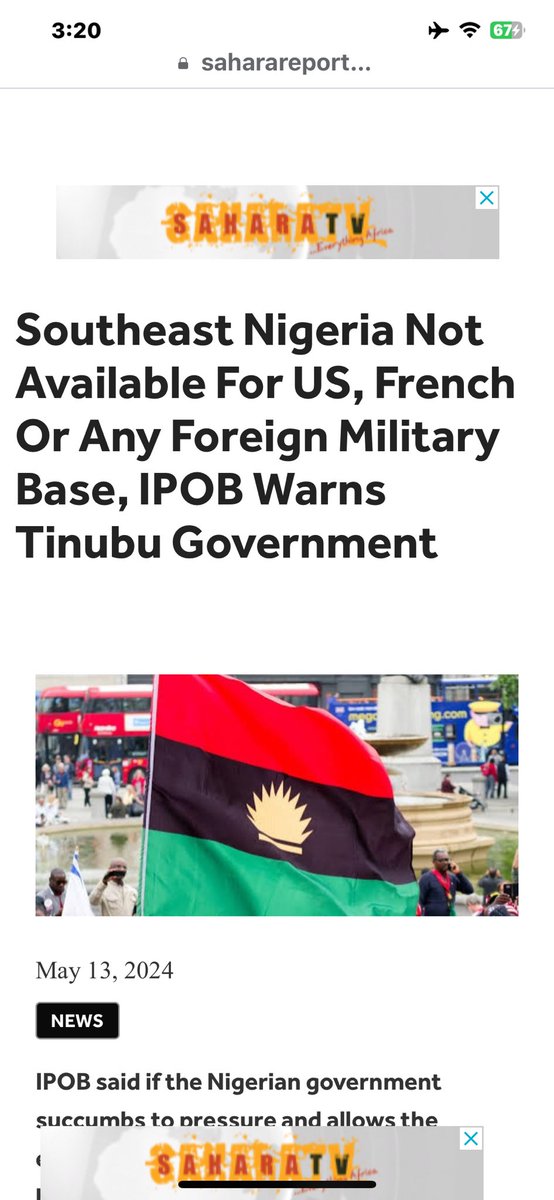 The Nigerian government must understand that Biafrans do not have enough land let alone the one that will warehouse either an American or French military base. “Currently, Biafrans are battling to curtail the terrorists groomed and sent to our region by Northern elders and their