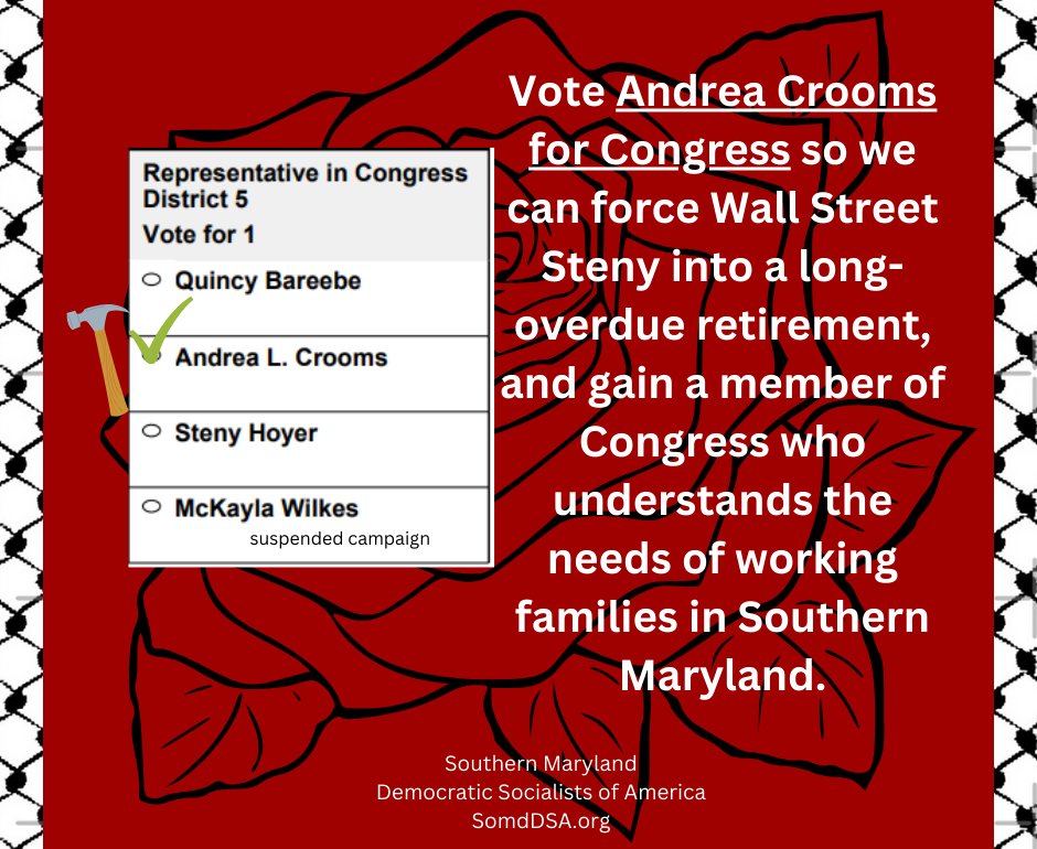 Southern Maryland DSA tweet media