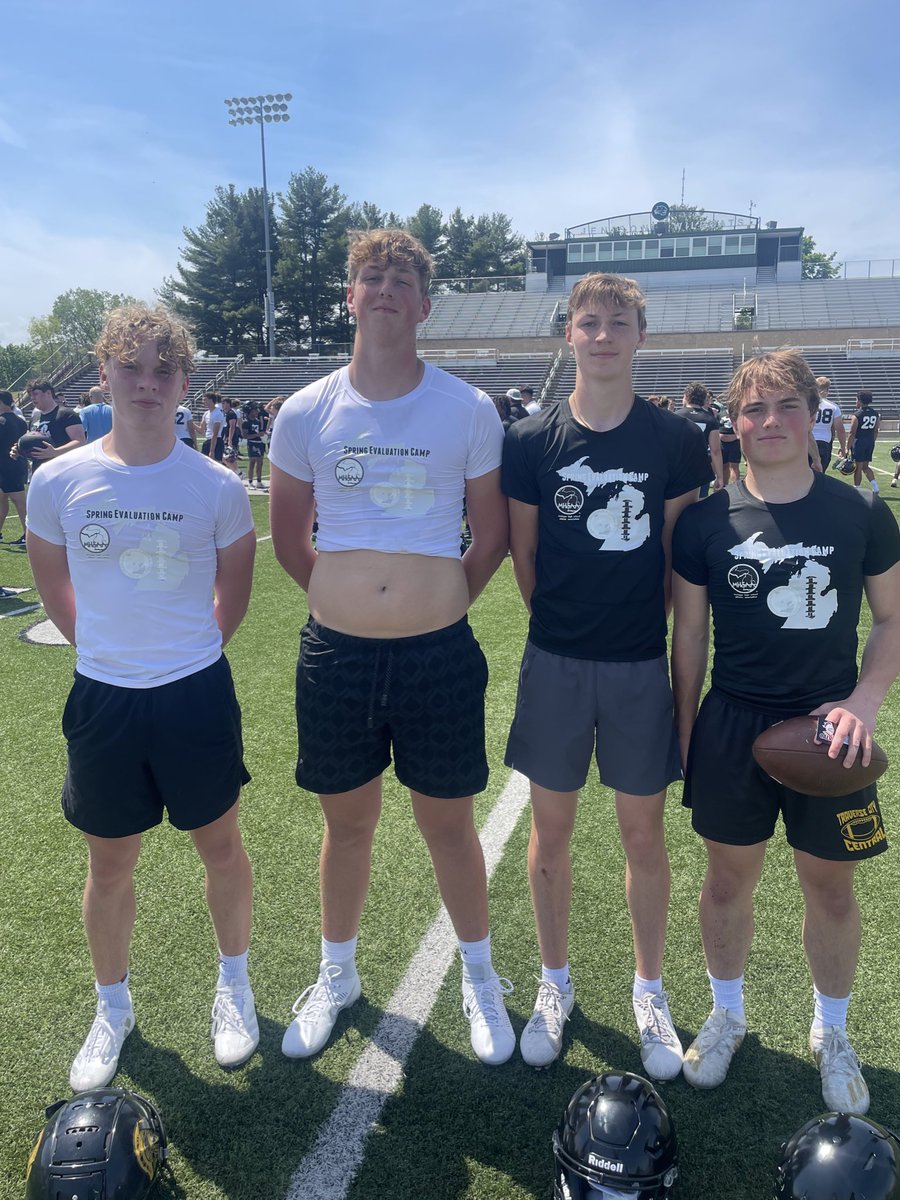 TC Central football (@tcchsfootball) on Twitter photo Thanks to <a href="/michiganhsfca/">MHSFCA</a> for putting on a good exposure camp today and giving some of our guys <a href="/Rutgerfeeney/">Rutger feeney</a> <a href="/JackVan72/">Jack Vanderheide</a> <a href="/ScottyGoodwin5/">Scotty goodwin</a> <a href="/DZrimec/">Drew Zrimec</a> the chance to compete. <a href="/JenisonWildcats/">Jenison Wildcats</a> were great hosts. #RALI Thanks to <a href="/michiganhsfca/">MHSFCA</a> for putting on a good exposure camp today and giving some of our guys <a href="/Rutgerfeeney/">Rutger feeney</a> <a href="/JackVan72/">Jack Vanderheide</a> <a href="/ScottyGoodwin5/">Scotty goodwin</a> <a href="/DZrimec/">Drew Zrimec</a> the chance to compete. <a href="/JenisonWildcats/">Jenison Wildcats</a> were great hosts. #RALI