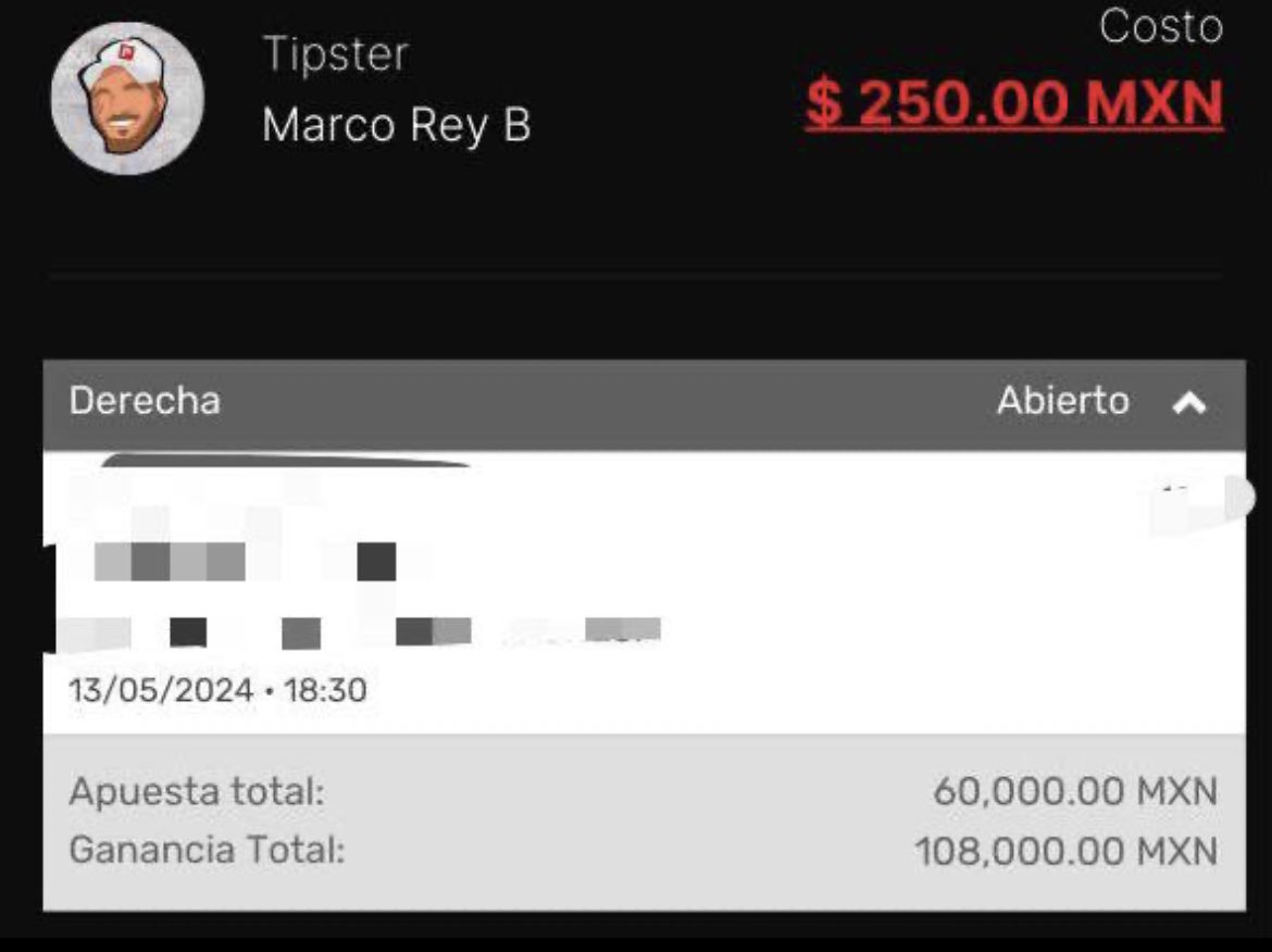 TipstersBetFree's tweet image. Ya tenemos la apuesta de Marco Rey 👑 

Ustedes deciden si la quieren gratis por aquí 🤑

•150 ♻️❤️🗯️ en esta publicación y la subimos, sino llegamos a la meta esta vez se queda en el VIP 🫡

La jugada la subiré en mi canal gratis 👇
t.me/+WUEnl6X4SNg4M…