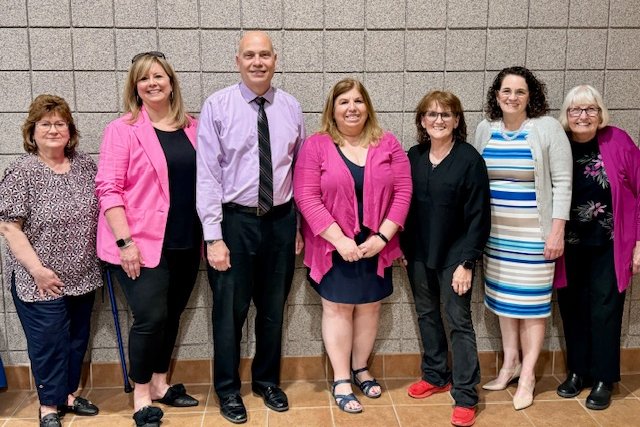 KenstonBOE's tweet photo. We recognize and commend the service of our 2024 retirees pictured (l-r) Roseann Sekerak, Betsy Hope, Rob Tripi, Mary Lynn Raphael, Linda Nutter, Pam Garrett, and Linda Hanzak. Mary Beth Reeb and Mary Lou Rose are not pictured. Congrats to all! 
#KenstonSchools #KenstonInspired https://t.co/teAEqSGQpE