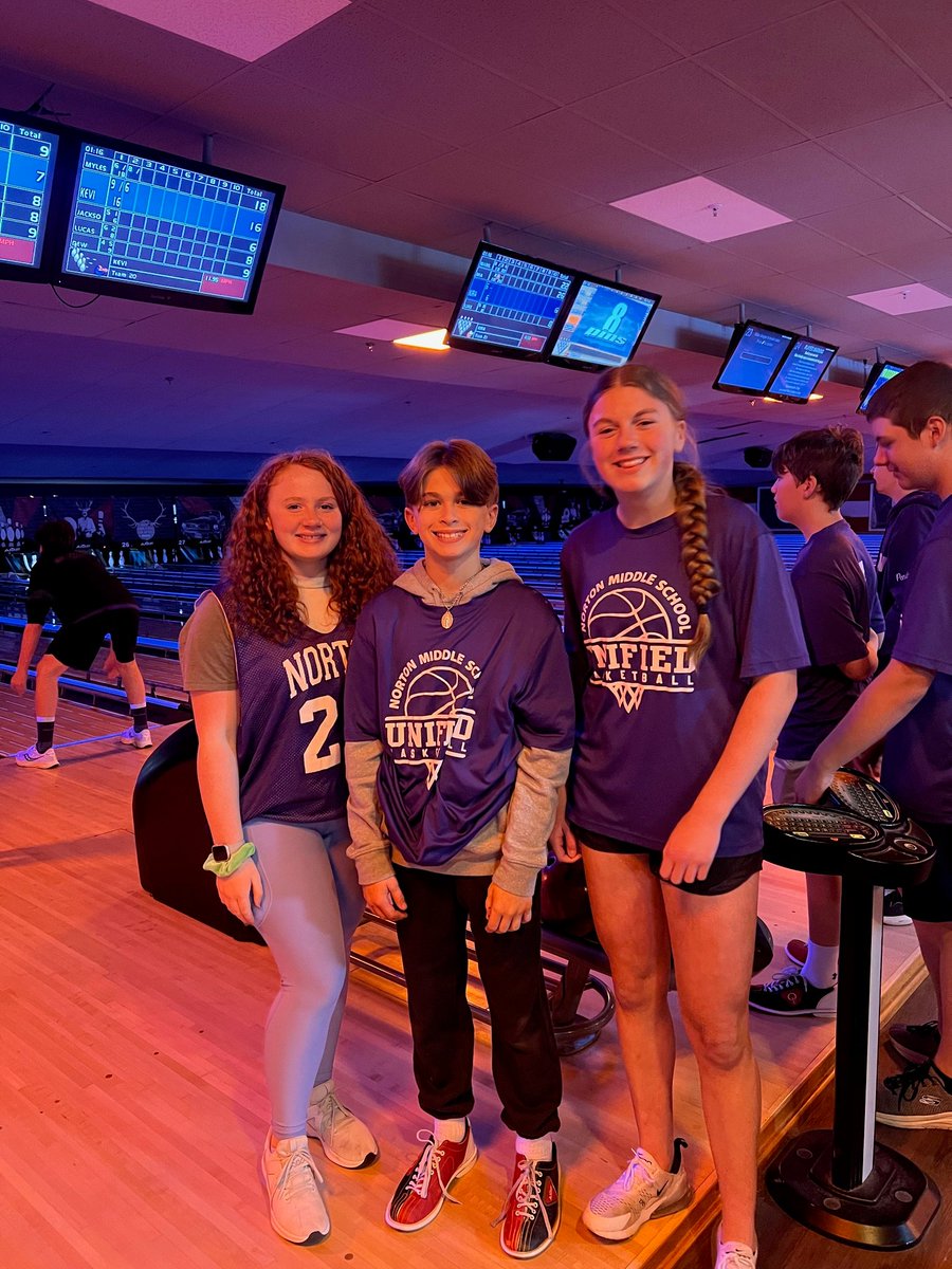 I had such a great time today at the Massasoit League Unified Sports Bowling event. Lots of fun and smiles. #NMSLancersLEAD @SpOlympicsMA