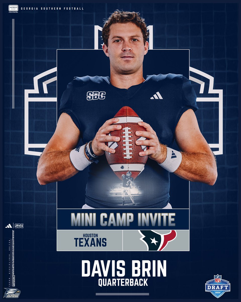 Deep in the heart of Texas ⭐️ @DavisBrin ➡️ @HoustonTexans #HailSouthern | #HTownMade