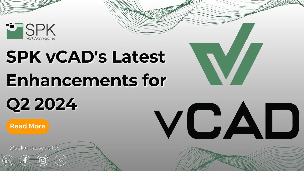 spkaa's tweet image. Dive into our Q2 2024 vCAD updates and explore the platform’s versatility! Discover new ways to utilize vCAD, including running 3DExperience workloads and Solidworks Electrical on the cloud platform. ☁️ ✅

spkaa.com/blog/spk-vcads…

#vCAD #VirtualCAD #cloud #2024 #Solidworks