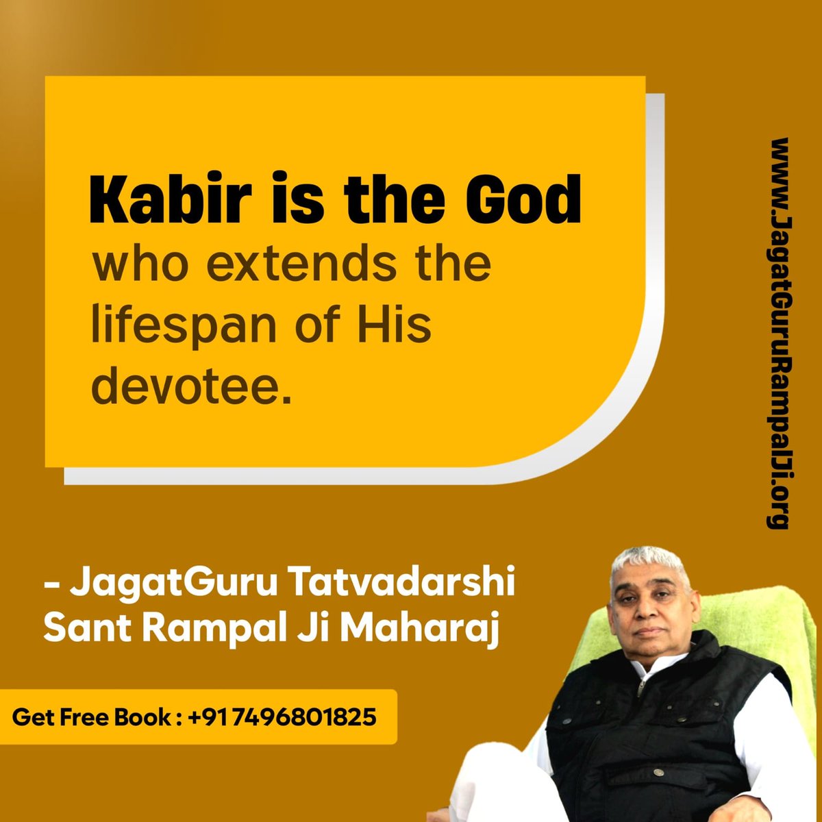 #GodMorningTuesday Kabir is the God who extends the lifespan of His devotee.