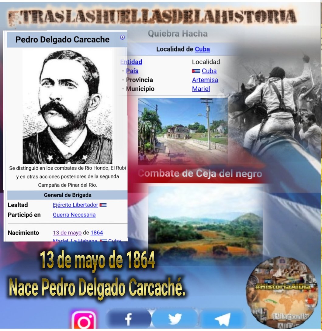 Pedro Delgado Carcache. General de Brigada del Ejército Libertador en las luchas por la Independencia de Cuba. #TrasLasHuellasDeLaHistoria #HistoriaAlDía #IzquierdaLatina