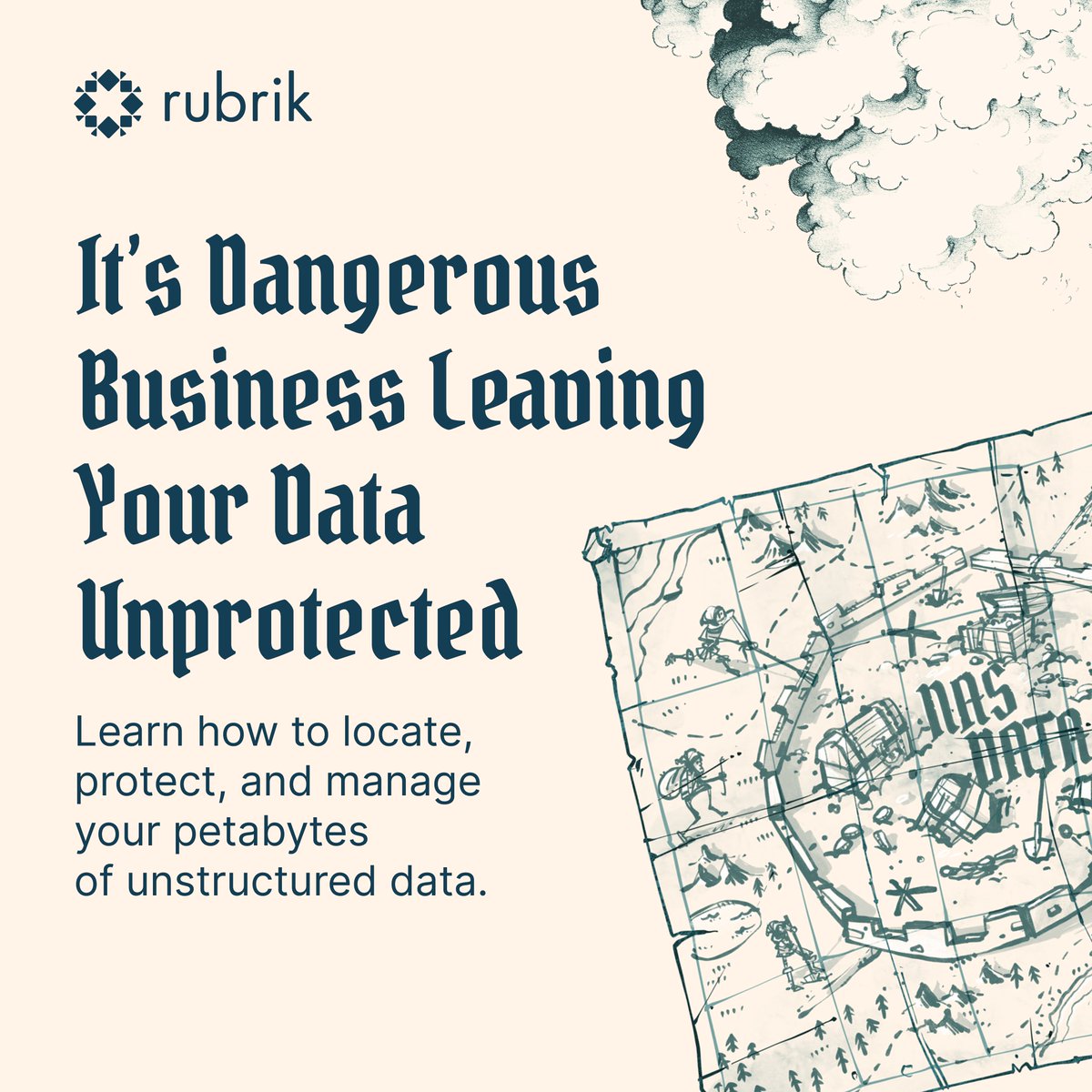 #DYK that according to IDC, 90% of the world’s data will be unstructured over the next five years? But never fear…with @RubrikInc NAS Cloud Direct, you can efficiently protect and recover your unstructured data at petabyte scale. Begin your quest here 👉 rbrk.co/432qLct