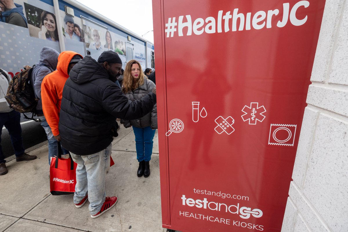 The Department of Health and Human Services kicked off a pilot program today at Jackson Square with a FREE Harm Reduction Kiosk that offers overdose treatment products and test kits based on residents’ feedback. Providing 24-7 Access to these products can create a #HealthierJC.