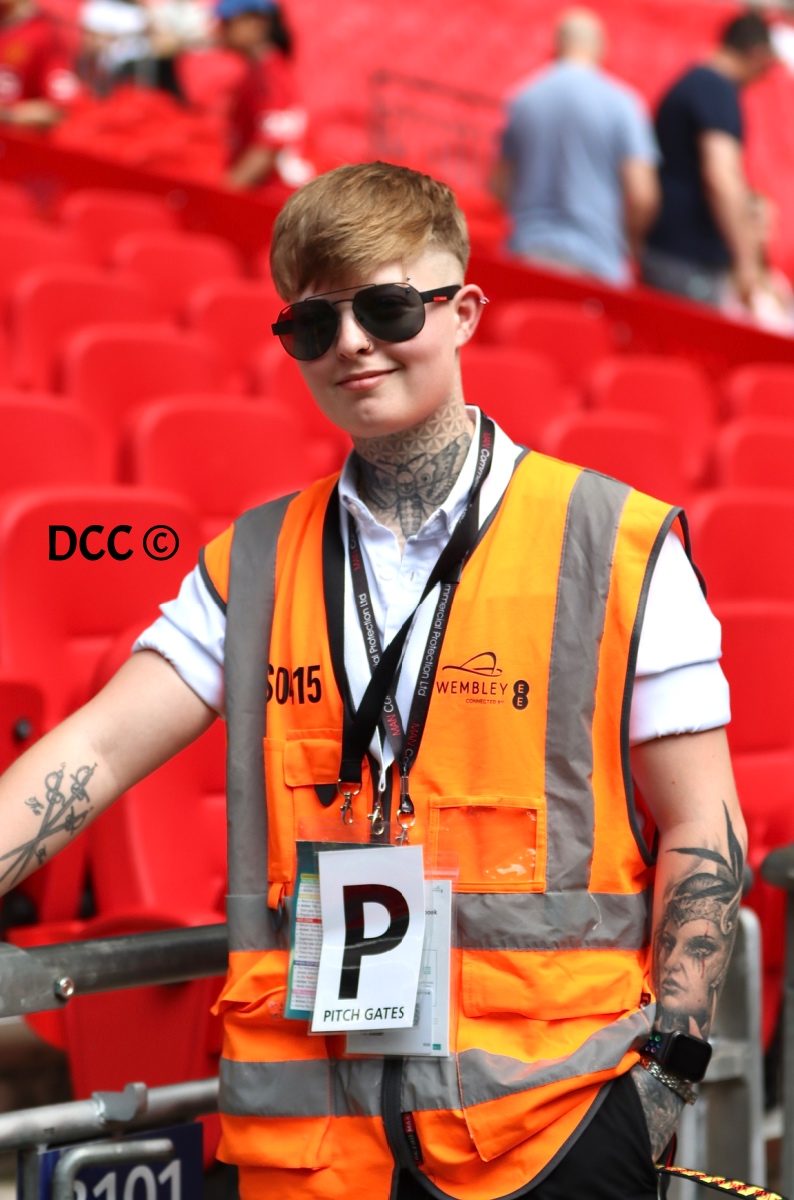 One of the hard working staff at Wembley on FA CUP day - Manchester United 4 v 0 Tottenham Hotspurs 
12/05/2024 FA CUP FINAL #manchesterunitedfc #manchesterunitedwomenfc #manutd #facupfinal2024 #facupfinal #wfacupfinal2024 #wfacupfinal #tottenhamhotspurs #tottenhamhotspurswomen