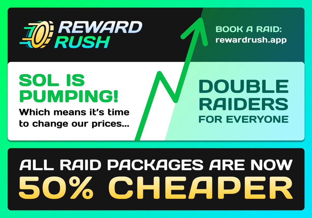 Raiding maintenance is over! 

Go book a raid now 

New feature coming soon 👀