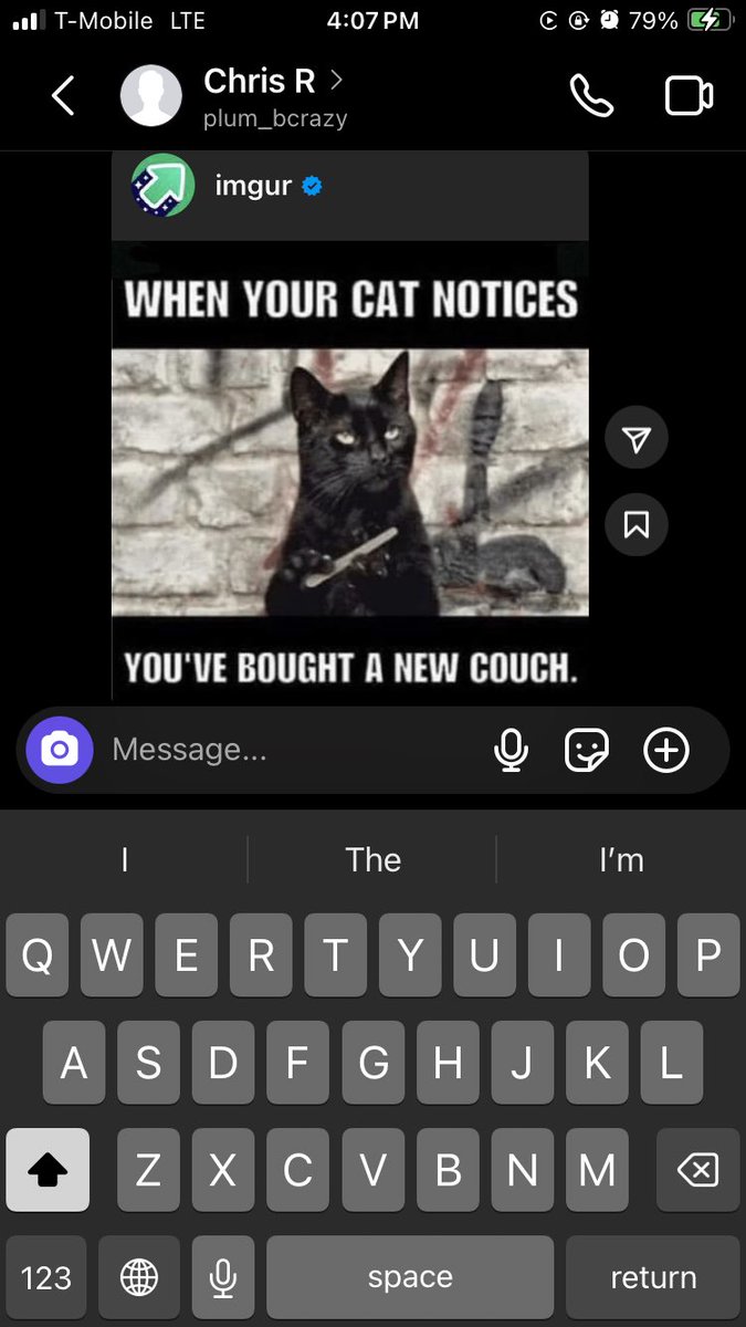_ghostbird's tweet photo. Today my dad sent me a cat meme on Instagram for the first time and I just feel like it deserves to be documented. https://t.co/hf1a5s0E09