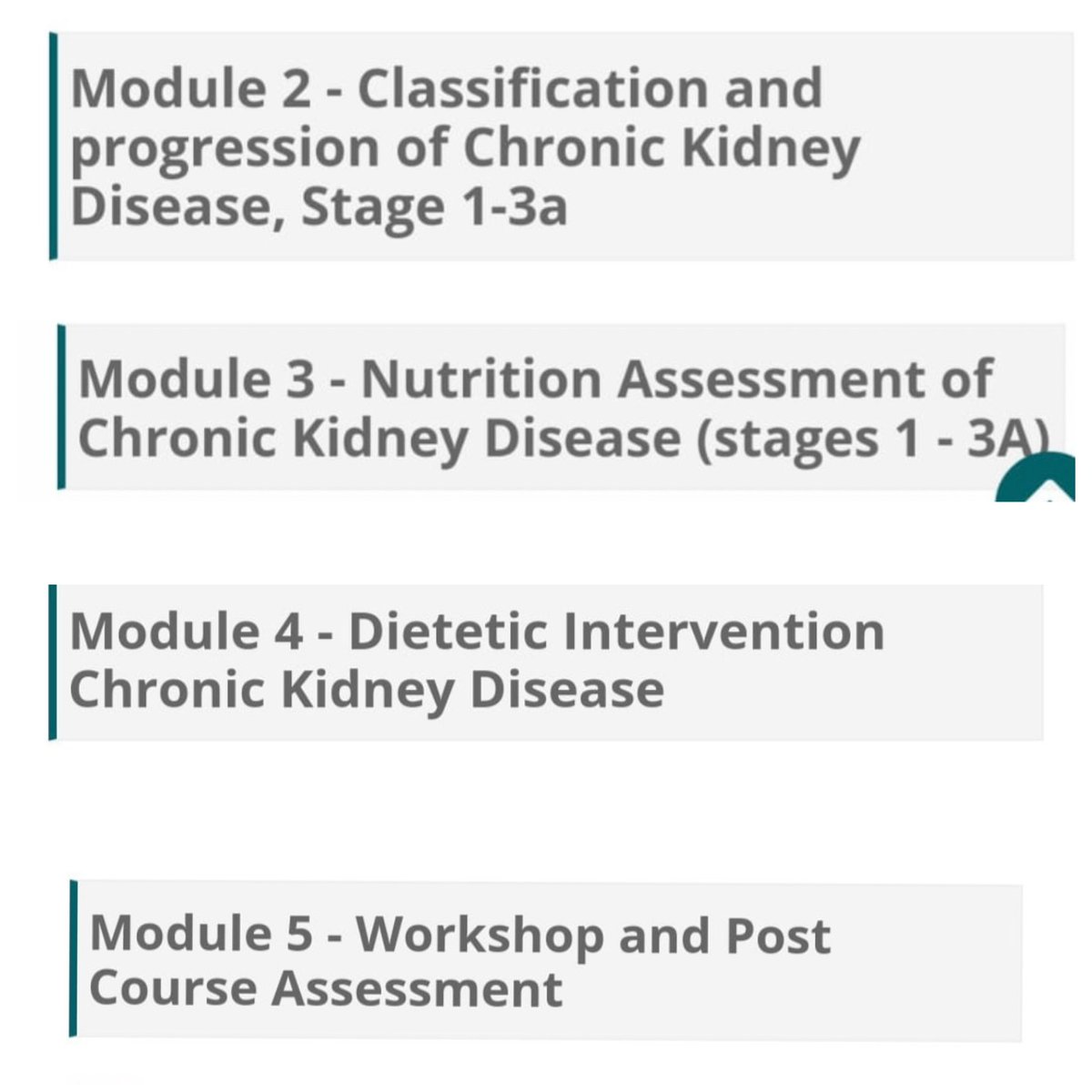 With the excitement of the launch of the Renal Nutrition Course 2 CKD stages 3b -5, we’d like to remind you of the Renal Nutrition Course 1 CKD stages 1-3a. More info on indi.ie. Email info@indi.ie to register 💻 module taster below! 👀 <a href="/trust_indi/">INDI</a>