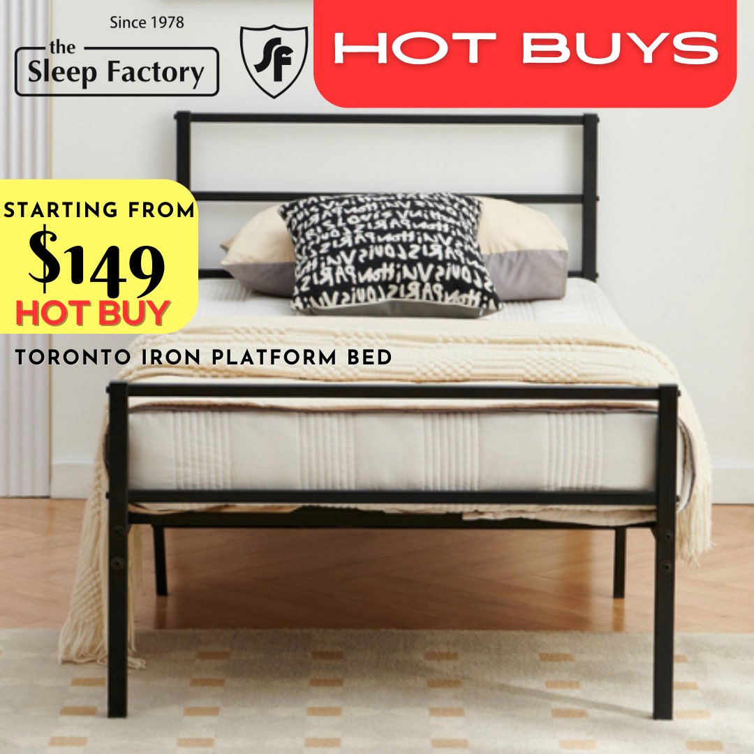 We’ve lowered our prices on hundreds of products. Find deals on Mattresses, Beds, Pillows, Sheets & more.

#HotBuy #mattresssale #beds #bedroomfurniture #bedrooms #sleepbetter