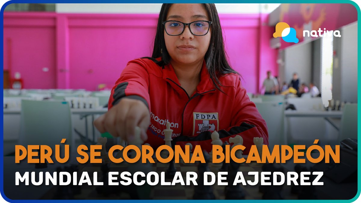 ♟️ Perú se corona bicampeón mundial escolar de Ajedrez. En #LasMañanas, @pacofloresc conversó con Azumi Bravo, campeona Sub-17. 🇵🇪 👉 Aquí la entrevista: lc.cx/-46sxY