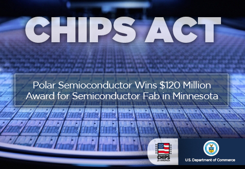 SEMI today applauded the @CommerceGov's announcement of a Preliminary Memorandum of Terms for an award under the CHIPS and Science Act to support the expansion and modernization of Polar Semiconductor’s fab in Minnesota. #CHIPSAct
.
Learn more. 👉 bit.ly/4aiYwrF