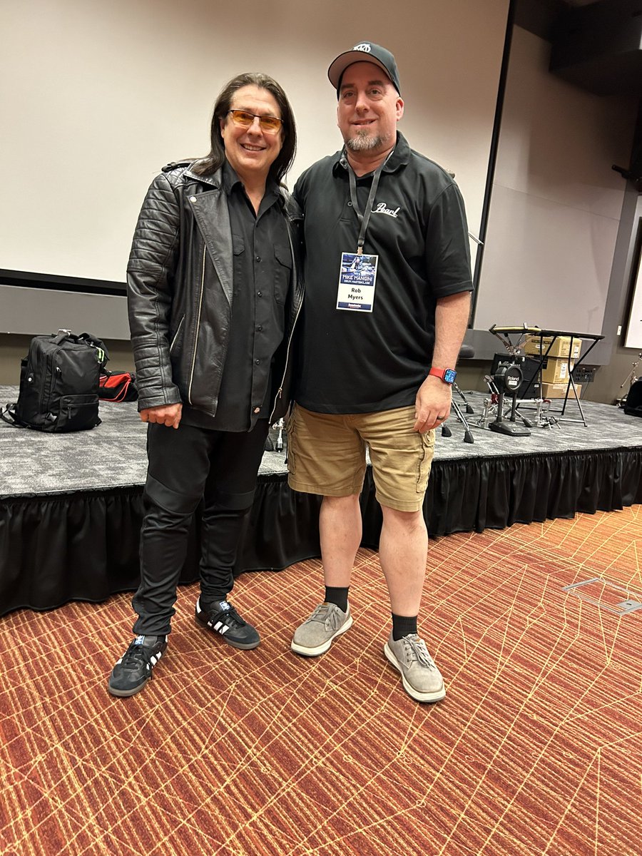 Last weekend was amazing! <a href="/SweetwaterSound/">Sweetwater</a> #drumfest was amazing on Saturday, then Sunday #mikemangini Master Class! What an incredible experience! <a href="/PearlDrumCorp/">Pearl Drums</a>