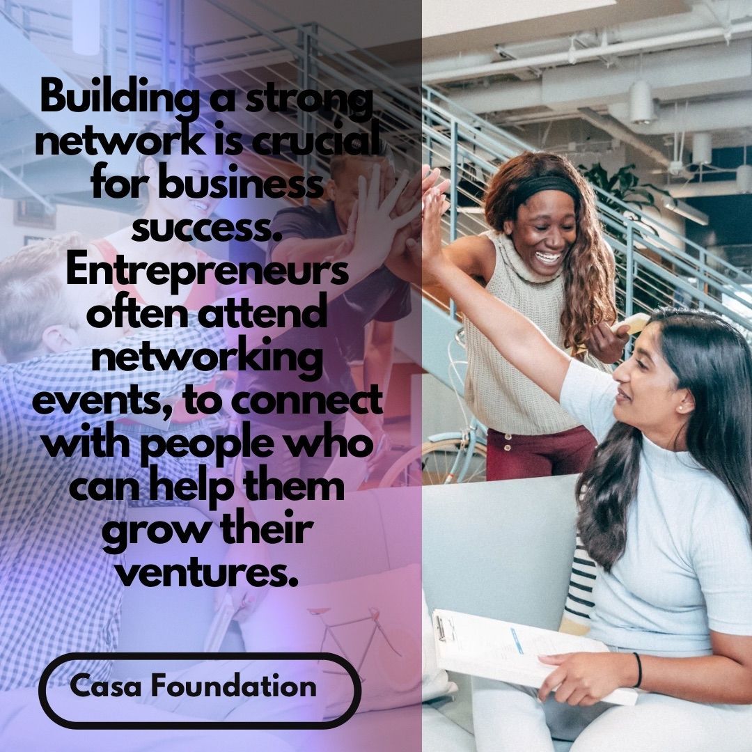 Unlocking success, one connection at a time! 💼 Entrepreneurs hustle at networking events, conferences, and meetups to forge vital connections, paving the path to growth and innovation. Ready to expand your network? Dive in! 
#NetworkingSuccess #BusinessGrowth #ConnectionsMatter