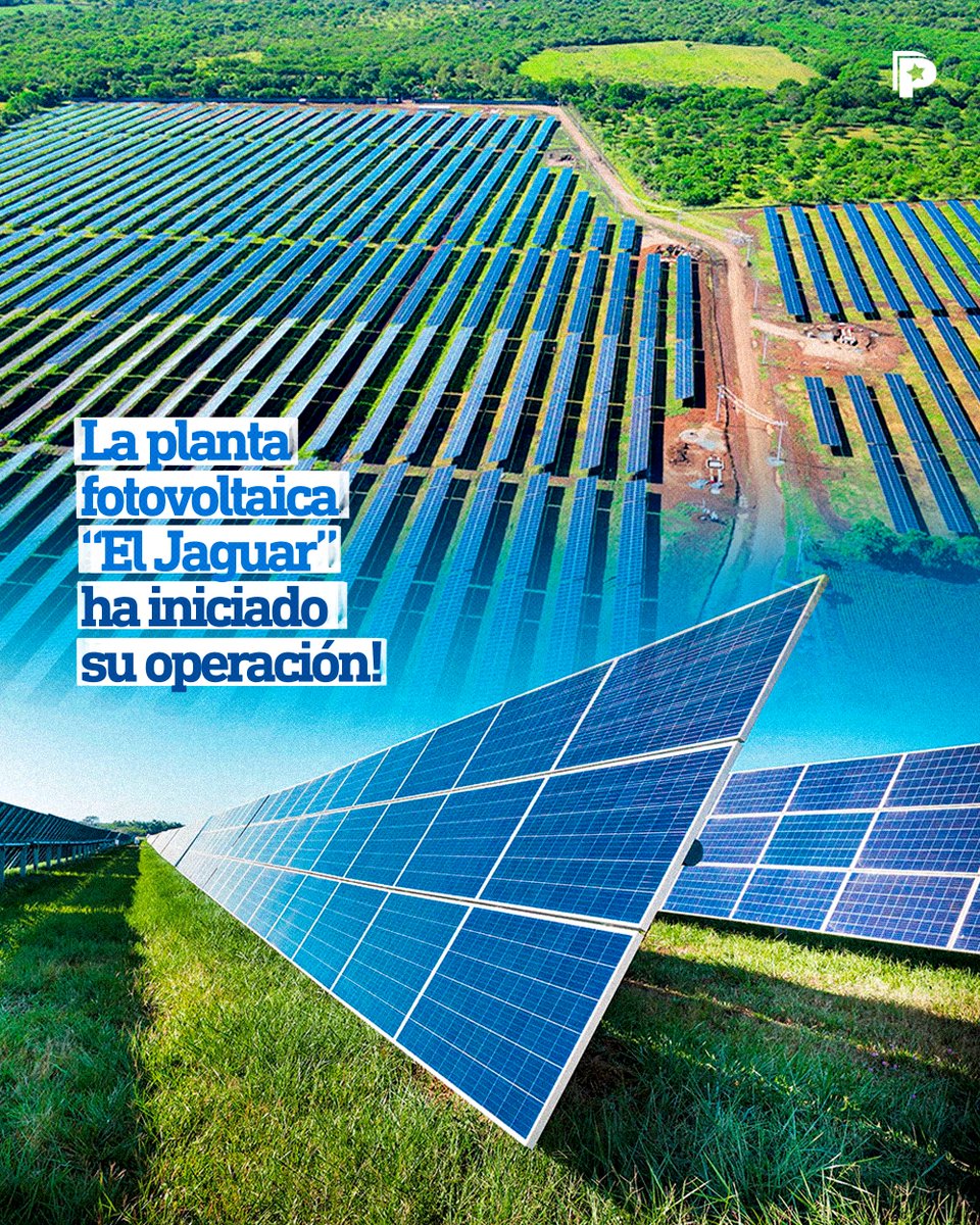 🌱🇳🇮💡 La central fotovoltaica 'El Jaguar' ha iniciado oficialmente su operación, suministrando 16 megavatios a la red eléctrica nacional. Esta avanzada planta de energía solar está situada en #Malpaisillo, en el departamento de #León.