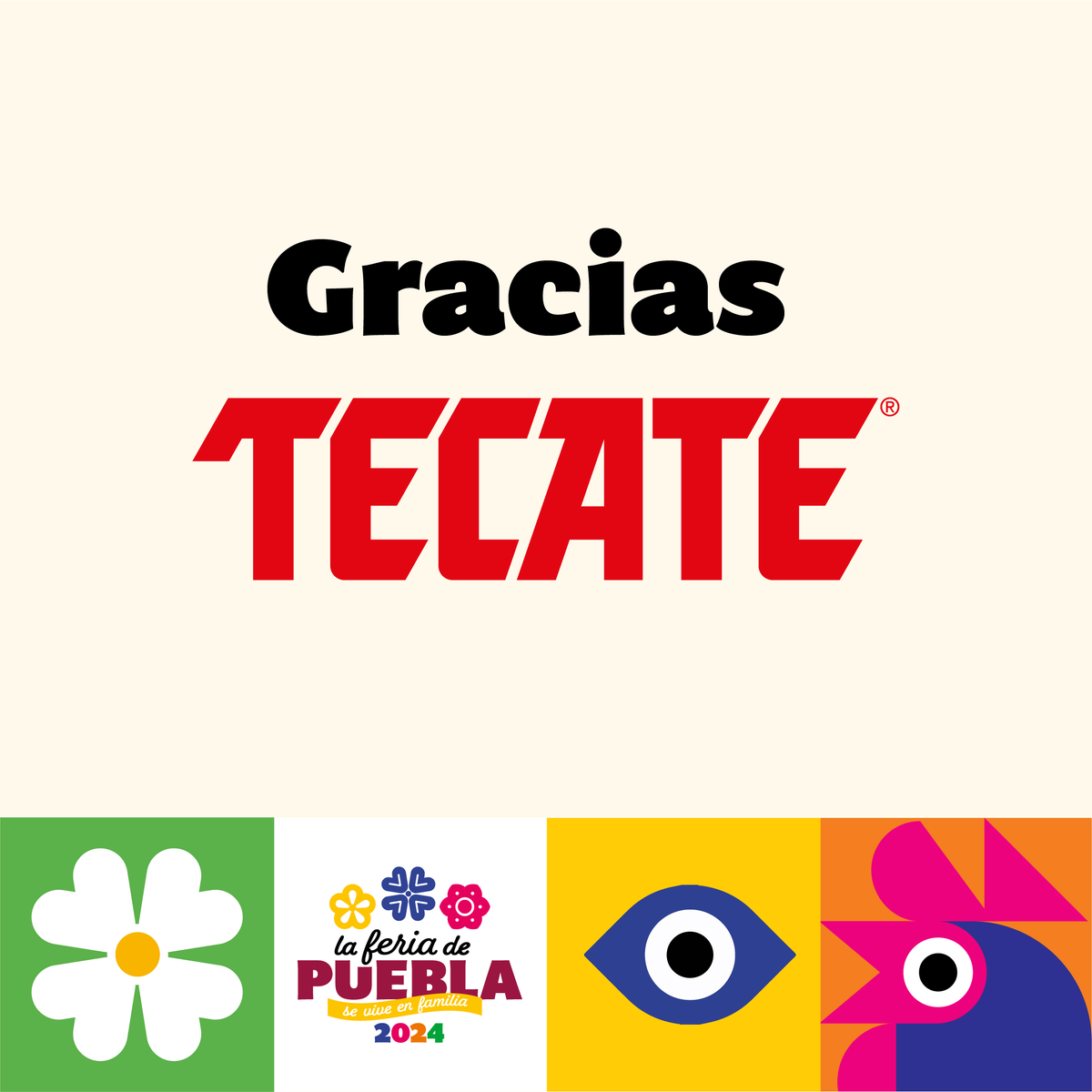🤩 Gracias Tecate, por ser patrocinador oficial de la Feria de Puebla 2024. 👏 ¡Juntos creamos momentos increíbles!🎉 #FeriadePuebla2024