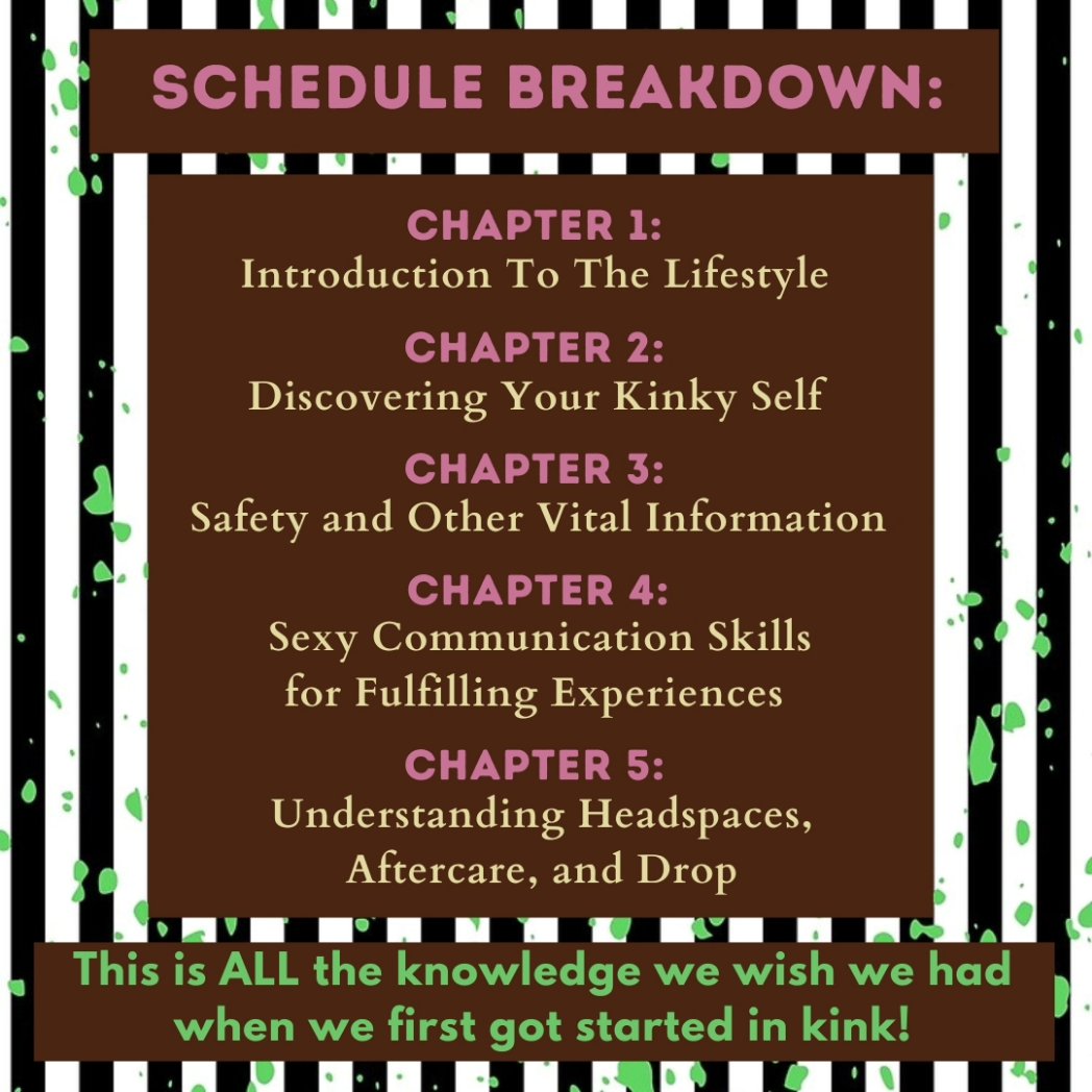 MissMackenzee's tweet photo. I've had so much fun running my courses for dominance &amp; submission but what about folks who don't know how they identify? What about the newbie kinksters just looking to explore? Guess what? I got you! This is packed with info I wish I knew. Don't miss it!
https://t.co/2nCoLJQWX8 https://t.co/WxiXaMHXMI