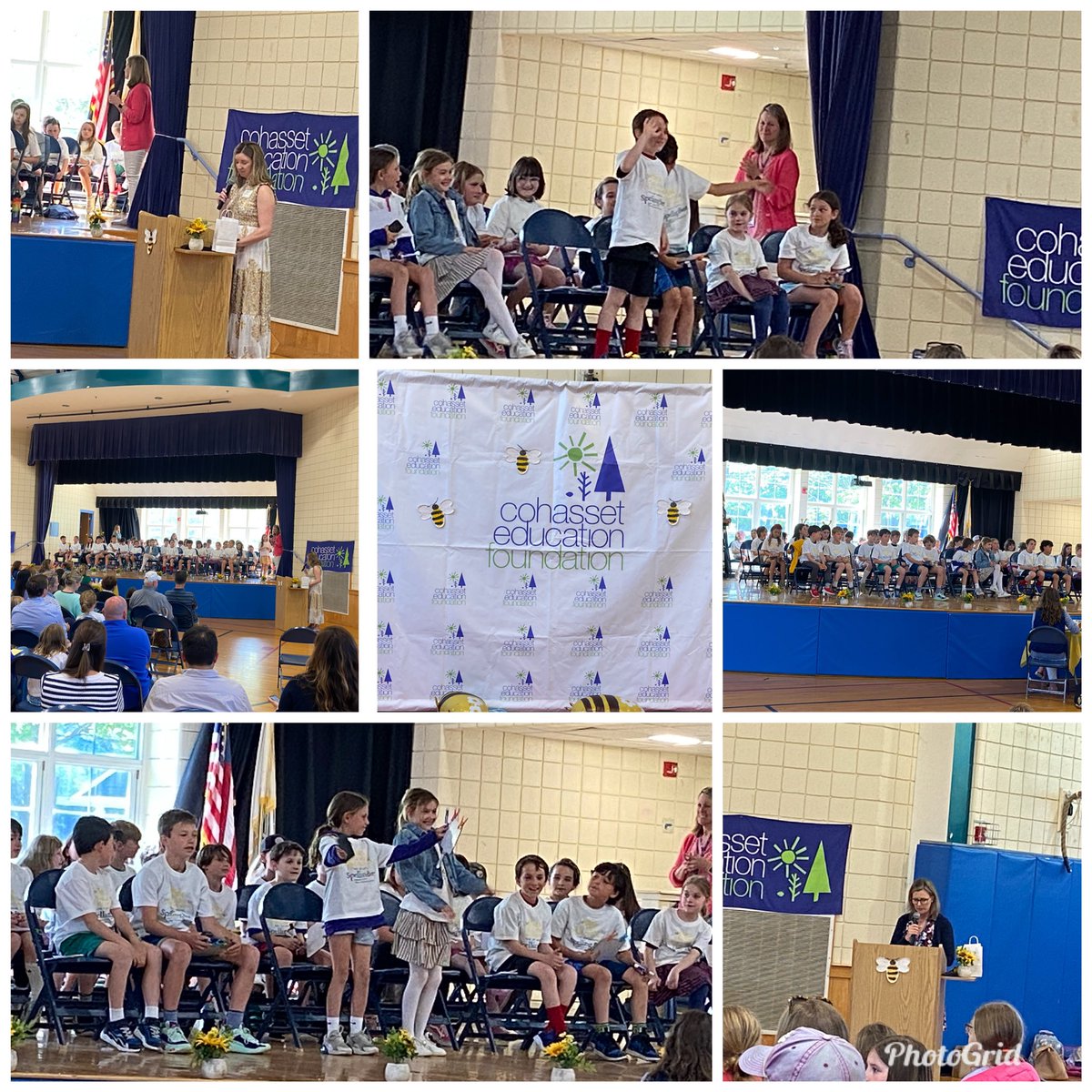 The <a href="/CohassetEducat1/">CohassetEducationFoundation</a> 15th Annual Spelling Bee <a href="/DeerHillSchool/">Alexandra L. Sullivan</a> is on! Grade 3 is showing there spectacular spelling skills! 🐝 <a href="/SuperCohasset/">Pat Sullivan Ed.D.</a> 
Proudtobecps