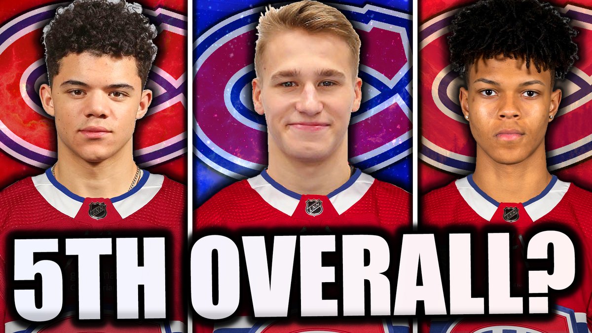 NEW VIDEO!!! 🚨 #GoHabsGo

The Habs once again have one of the most interesting picks in the 2024 NHL Draft at #5.

Who will be gone before their pick? Who will they target? And WHICH prospect would be best for the Habs' future? Let's find out!

*LINK IN REPLIES*