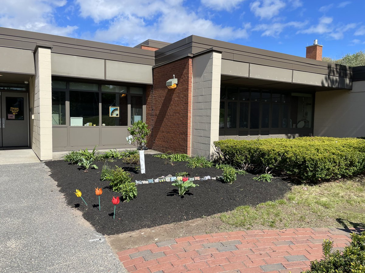 The front of the McCarthy School looks amazing! Luca Tree Services &amp; Landscaping did a great job.