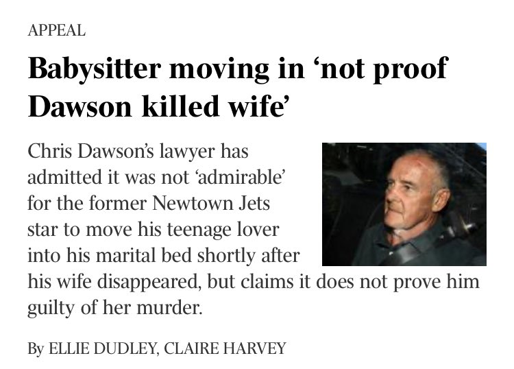 Anyone else find the term “not admirable” somewhat inadequate when referring to an accused murderer who moved his vulnerable, teenage student and lover into his marital bed??! 🤬