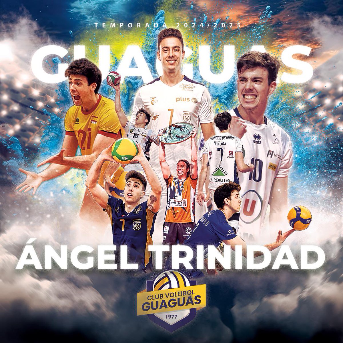 💥 Ángel Trinidad se une a la plantilla del #CVGuaguas 🤝¡𝗕𝗶𝗲𝗻𝘃𝗲𝗻𝗶𝗱𝗼, @AngelTriHa!