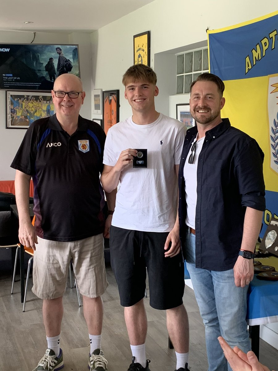 Ampthill Town FC (@ampthillfc) on Twitter photo A good end of season presentation on Saturday with Awards going to <a href="/Draycott11/">Phil Draycott</a> (Player of Year), <a href="/RossTompkins01/">Ross Tompkins</a> (Players player), <a href="/SamHolmes31/">Sam Holmes</a> (Golden Boot) and Shea Greene (Young Player of Year). Big thanks to Big10 Bar n Grill for the delicious food A good end of season presentation on Saturday with Awards going to <a href="/Draycott11/">Phil Draycott</a> (Player of Year), <a href="/RossTompkins01/">Ross Tompkins</a> (Players player), <a href="/SamHolmes31/">Sam Holmes</a> (Golden Boot) and Shea Greene (Young Player of Year). Big thanks to Big10 Bar n Grill for the delicious food
